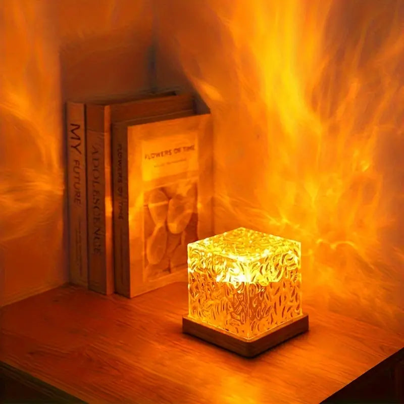 Dynamic Water Ripple Night Light - LED Projector Lamp for Bedroom and Gaming Room Decor Superiorshoppy
