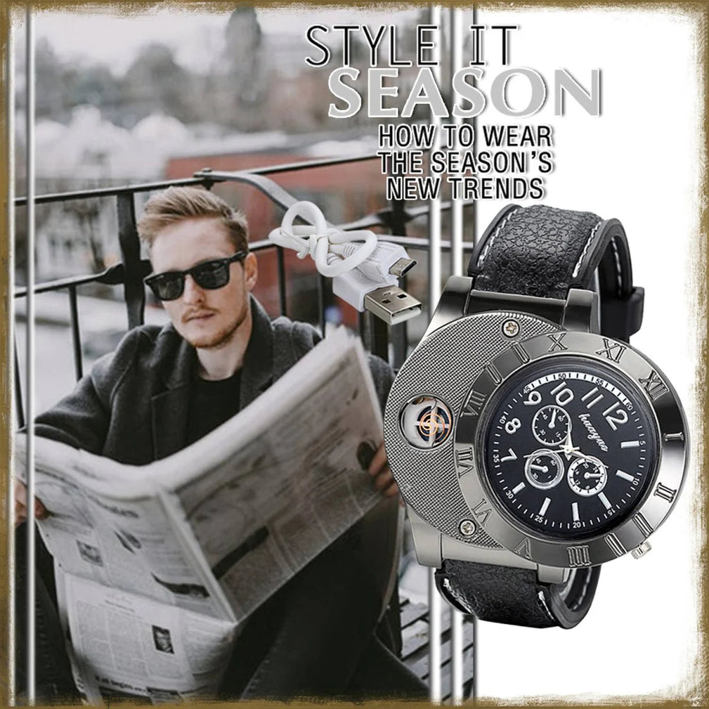 Zarry Flameless Wrist Lighter Watch ESCARIA