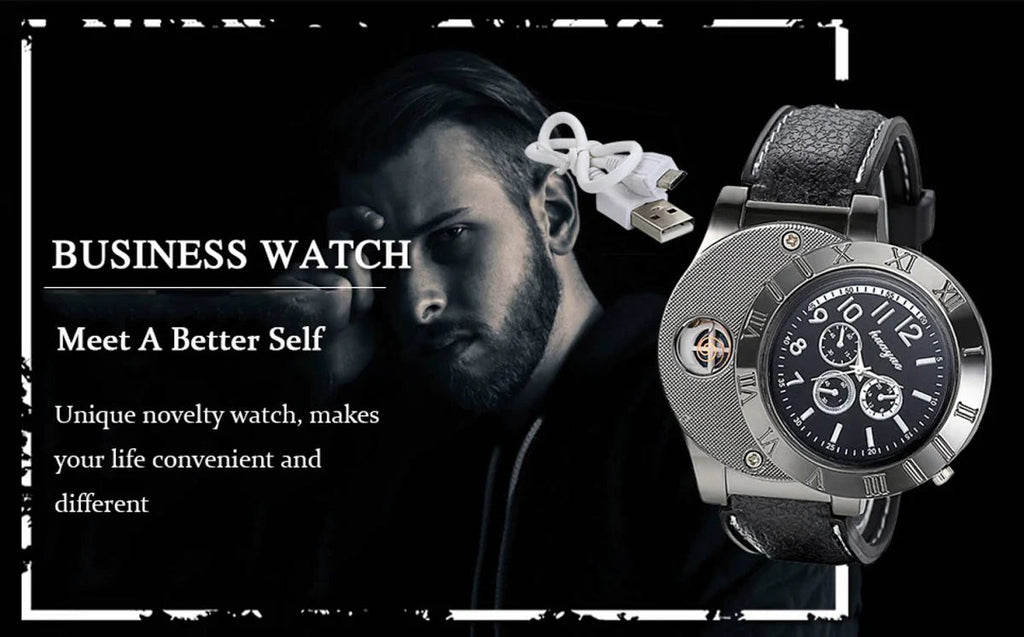 Zarry Flameless Wrist Lighter Watch ESCARIA