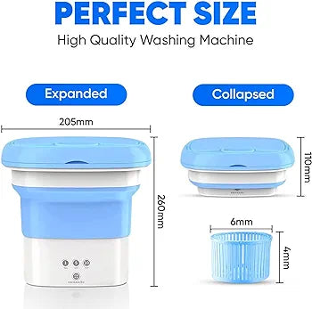 Portable Mini Foldable Washer and Spin Dryer Superiorshoppy