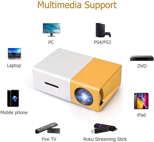 Portable Mini Home Theater LED Projector Superiorshoppy