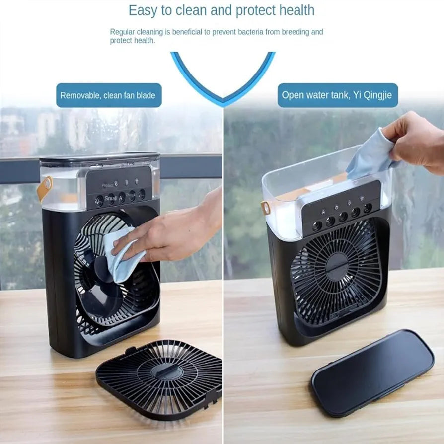 Portable Air cooler Table fan with humidifier Superiorshoppy