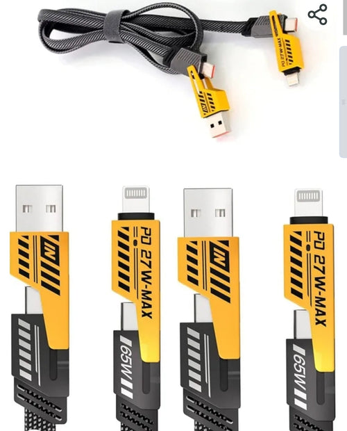 4 in 1 multi fast charger cable mixtocart