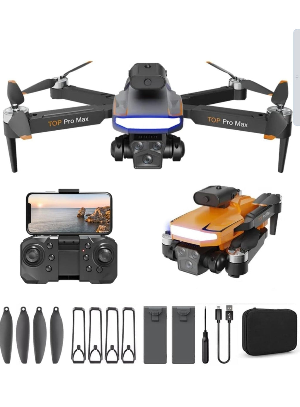 Pro-Grade 4K Drone with Brushless Motors mixtocart