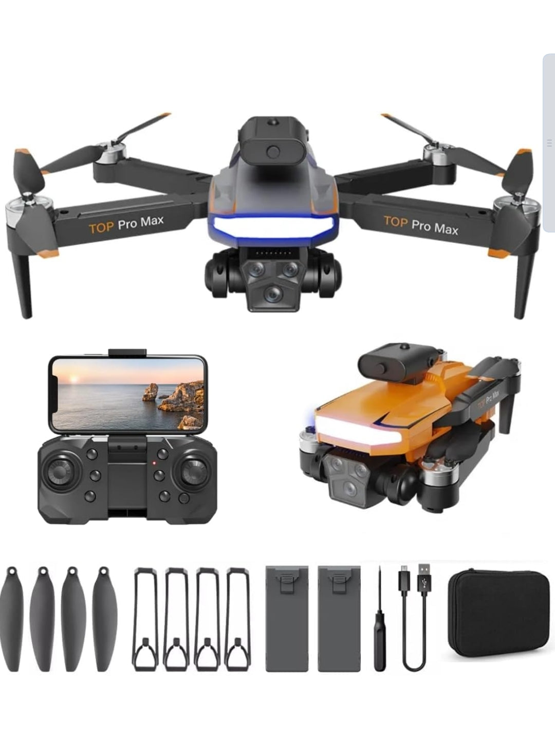 Pro-Grade 4K Drone with Brushless Motors mixtocart