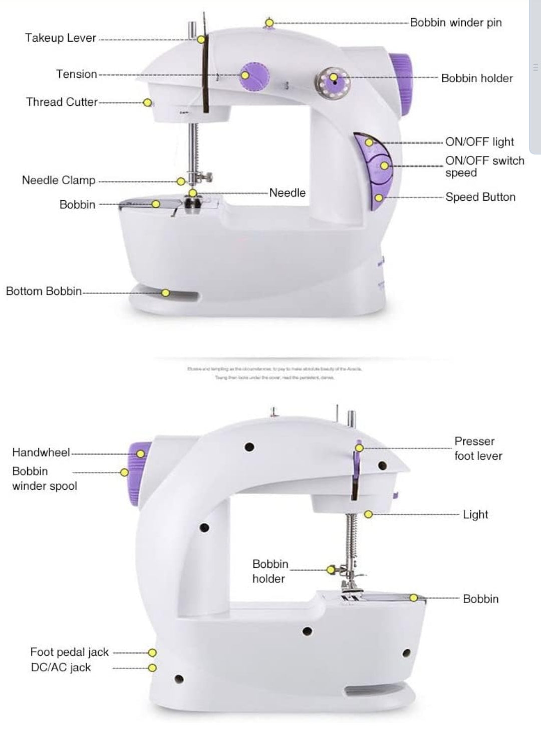 ORLOV® Sewing Machine for Home Tailoring, Silai Machine for Home, Sewing Machine Mini, Sewing Machine, Stitching Machine for Home, Tailoring Machine mixtocart