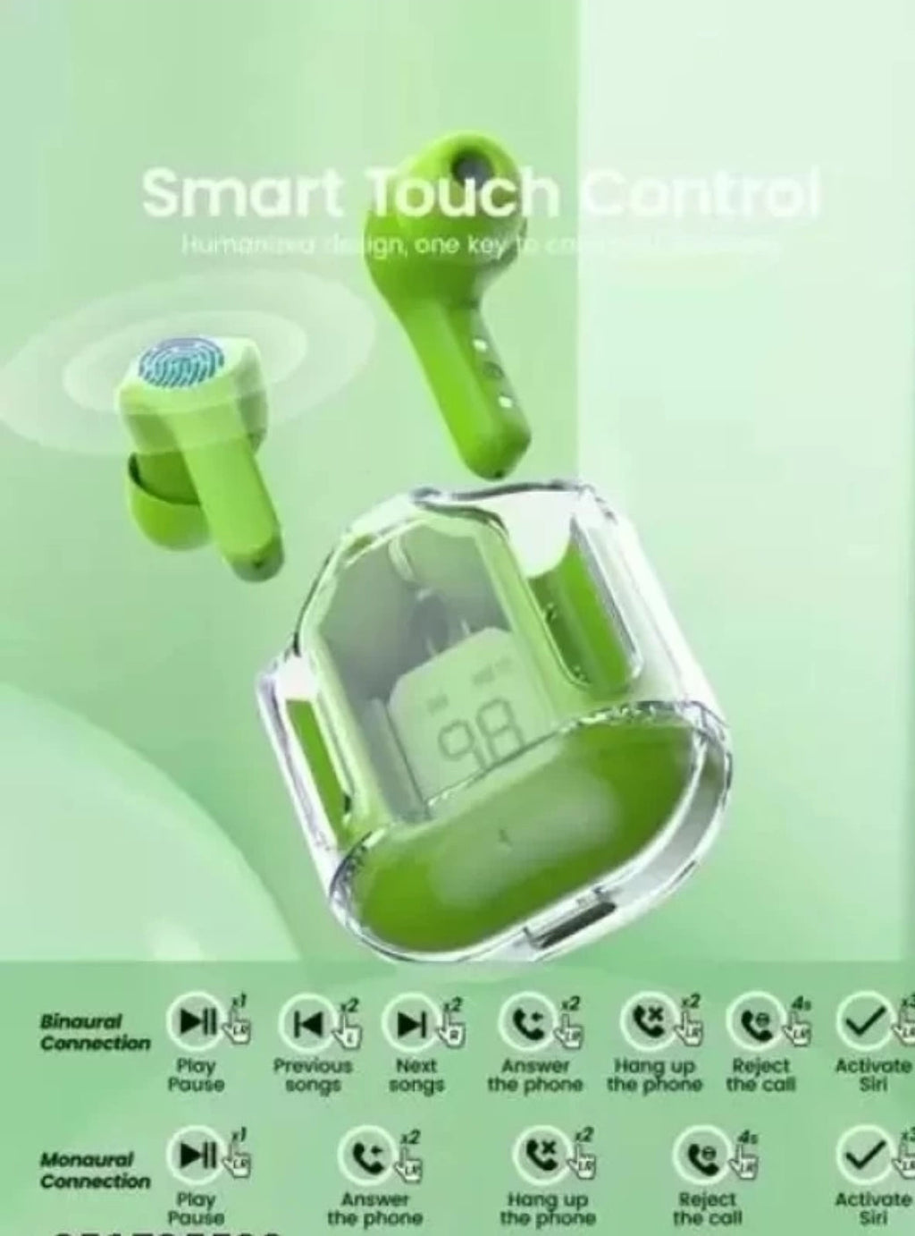Take a look at this NKL Smart Design UltraPods Buds or Charging Case,Sensor Touch 367 Bluetooth mixtocart