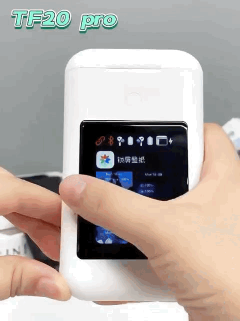 TF20 MULTIPURPOSE POWERBANK WITH AIRPODS AND DISPLAY Superiorshoppy