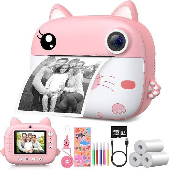 Kids Camera Instant Print & 2.5K Digital Video Instant Print Camera for Kids Superiorshoppy