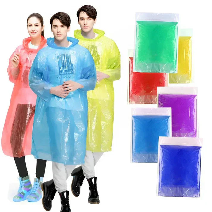 Unisex Disposable Rain Card for Emergency Use Waterproof Rain with Smallest Pocket Size (pack of 5) Superiorshoppy