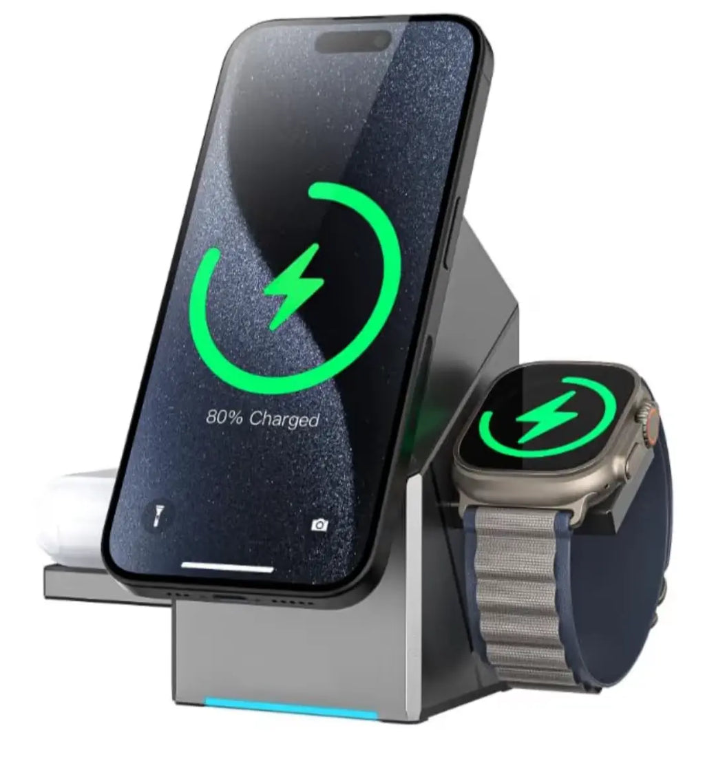 3-in-1 Magnetic Wireless Charging Station ESCARIA