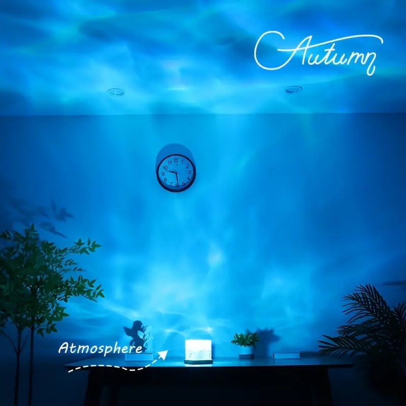 Dynamic Water Ripple Night Light - LED Projector Lamp for Bedroom and Gaming Room Decor Superiorshoppy