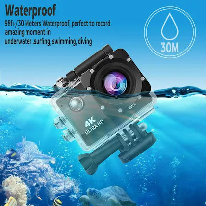 4K Sports Action Camera with Optical 16MP High Resolution with Wi-Fi Superiorshoppy